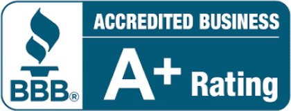 BBB Accredited Business with an A+ rating