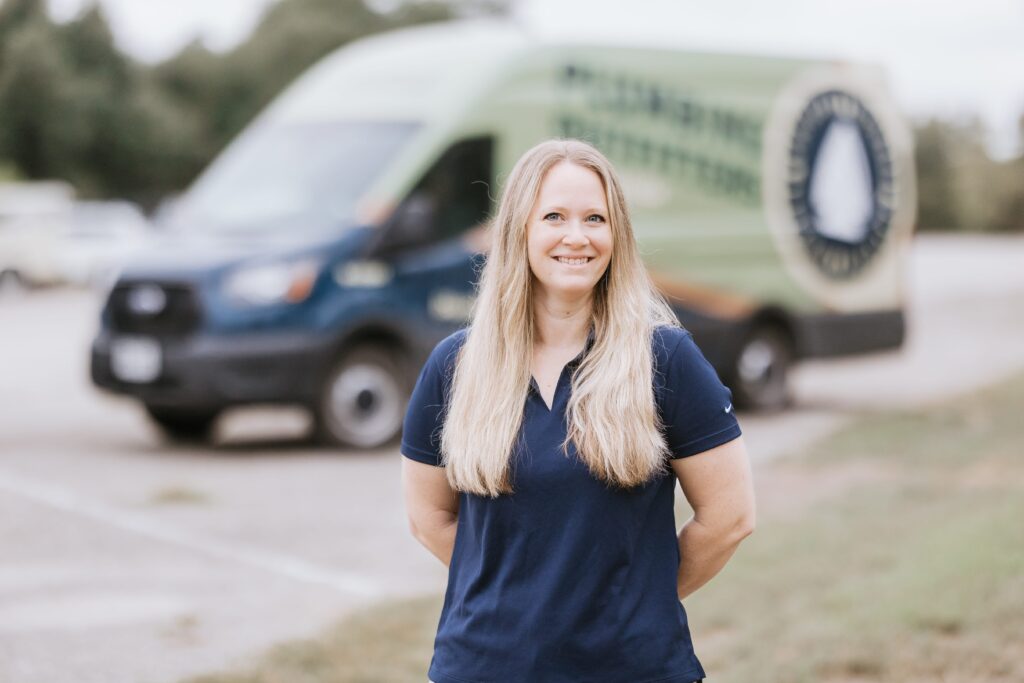 Portrait of Christina Hatley, Admin Lead at Plumbing Outfitters