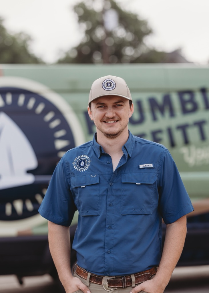 Portrait of Noah, Master Plumber at Plumbing Outfitters