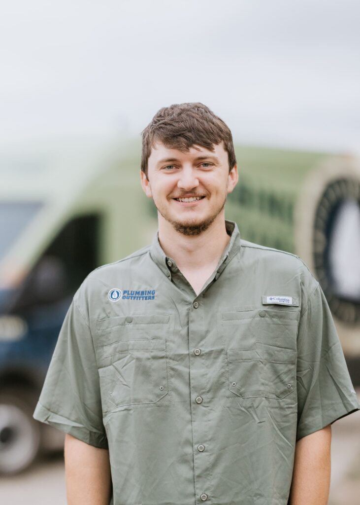 Portrait of Noah Rinehart, Journeyman Plumber at Plumbing Outfitters