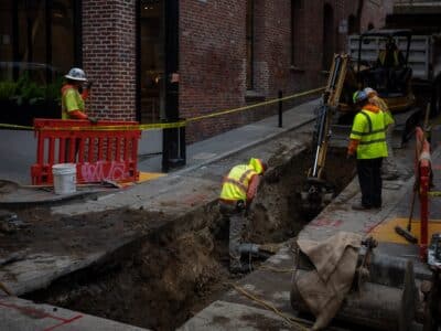 trenchless water line replacement