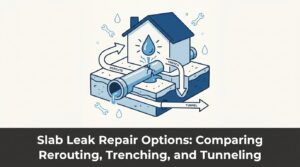 Slab Leak Repair Options: Comparing Rerouting, Trenching, and Tunneling — featured image