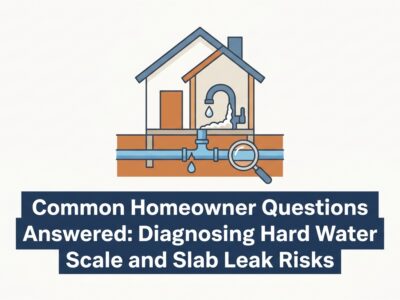 Common Homeowner Questions Answered: Diagnosing Hard Water Scale and Slab Leak Risks — featured image