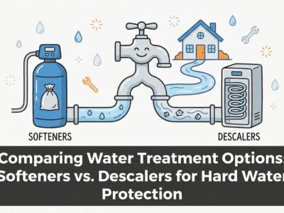 Comparing Water Treatment Options: Softeners vs. Descalers for Hard Water Protection — featured image