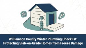 Williamson County Winter Plumbing Checklist: Protecting Slab-on-Grade Homes from Freeze Damage — featured image