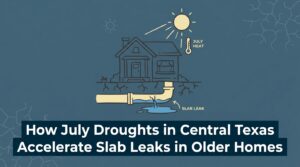 How July Droughts in Central Texas Accelerate Slab Leaks in Older Homes — featured image