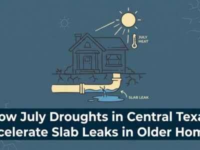 How July Droughts in Central Texas Accelerate Slab Leaks in Older Homes — featured image