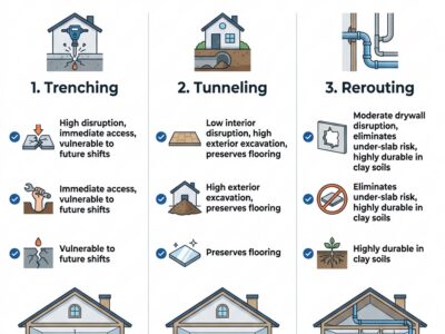 Evaluating Slab Leak Repair Options for Your Foundation