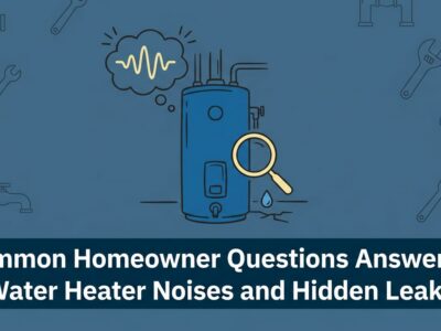 Common Homeowner Questions Answered: Water Heater Noises and Hidden Leaks